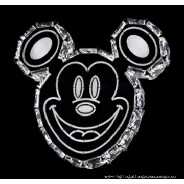 Guzhen Iluminação Industrial Crystal Micky Mouse em forma de pingente de luz Preço de fábrica- *